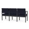 Lesro Lenox 3 Seat Tandem Seating W/ No Center Arms, 64.5 in W 24.5 in L 32 in H LS3101 - alternate 3